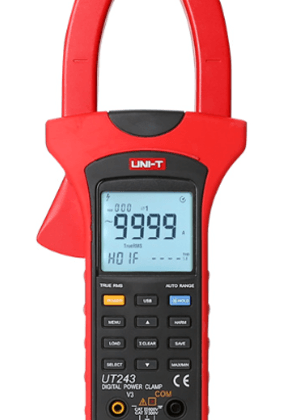 UNI-T-UT243-PINZA AMPERIMETRICA-POTENCIA-ARMONICOS