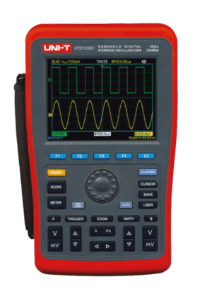 UTD1202C OSCILOSCOPIO DIGITAL PORTATIL MARCA UNI-T