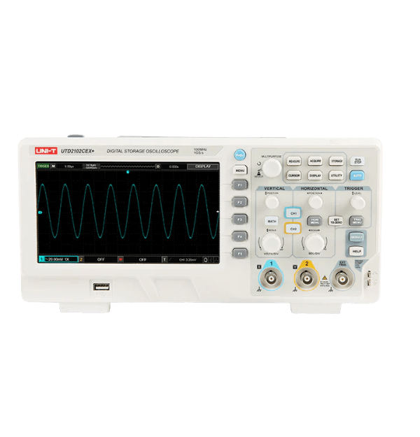 UTD2102CEX+ -2 OSCILOSCOPIO DIGITAL DOBLE CANAL ANALAGICO MARCA UNI-T