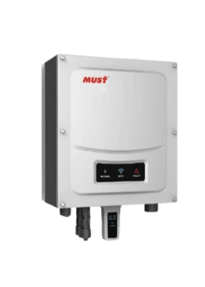 PH50-6000M Inversor Solar On Grid 220 VAC 60 Hz 6KW, Rango MPPT 100VDC - 550VDC, 2 Entradas MPPT ,  IP65  Comunicación USB, WIFI, Almacenamiento de datos en la nube  MARCA MUST