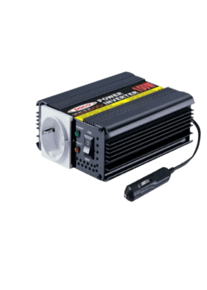 PI250-12  Inversor de corriente continua a corriente alterna de 250W - 2.17 Amperios.  Entrada 12V DC / 20.83A  Salida 115V AC.  una toma de salida AC una salida USB  MARCA PACO