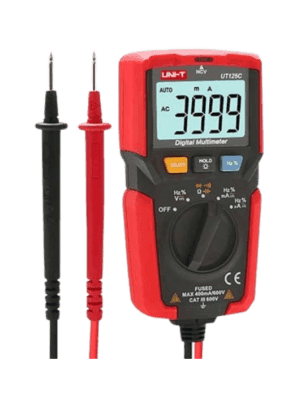 UT125C MULTIMETRO DIGITAL DE BOLSILLO MARCA UNI-T