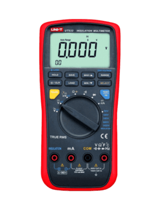 UT533 MULTIMETRO Y MEDIDOR DE RESISTENCIA DE AISLAMIENTO MARCA UNI-T