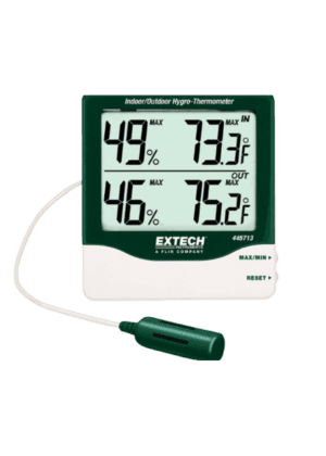 445713 TERMO - HIGRÓMETRO DIGITAL CON SONDA MARCA EXTECH