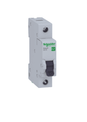 EZ9F56106 INTERRUPTOR TERMOMAGNETICO RIEL 1X6A EASY MARCA  SCHNEIDER
