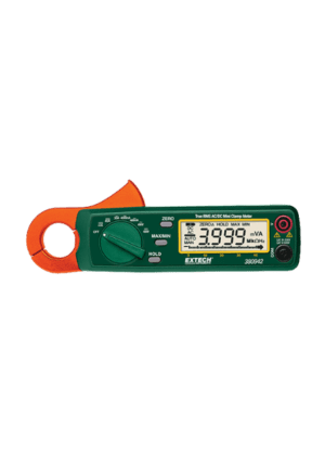 380942 MINI PINZA COMPACTA 30A AC/DC  MARCA EXTECH