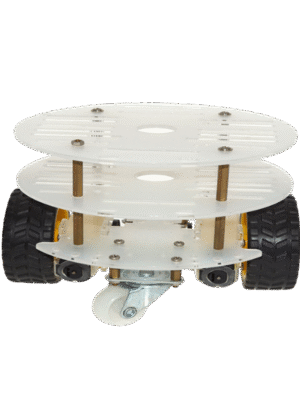 OKY5026-1 MODULO CARRO INTELIGENTE  2 MOTORES 3 BASES DE CHASIS 240 RPM.