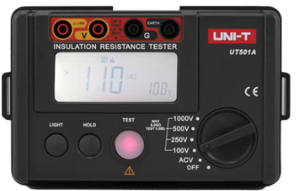 UT501A MEDIDOR DE RESISTENCIA DE AISLAMIENTO MARCA UNI-T