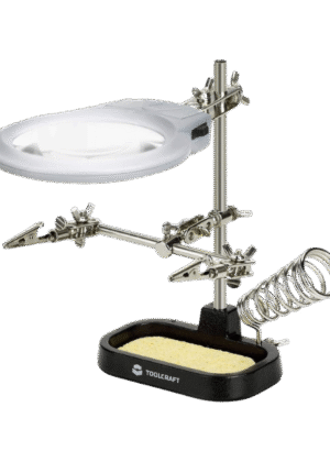 ZD-10MB  TERCERA MANO CON LUPA ILUMINADA CON LEDS