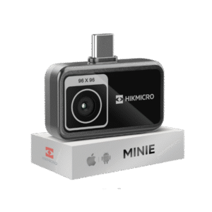 Mini-E CAMARA TERMOGRAFICA MARCA HIKMICRO LADO IZQUIERDO