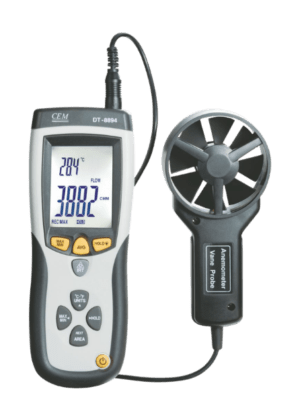 DT8894 TERMOANEMÓMETRO CON TERMOMETRO INFRARROJO MARCA CEM