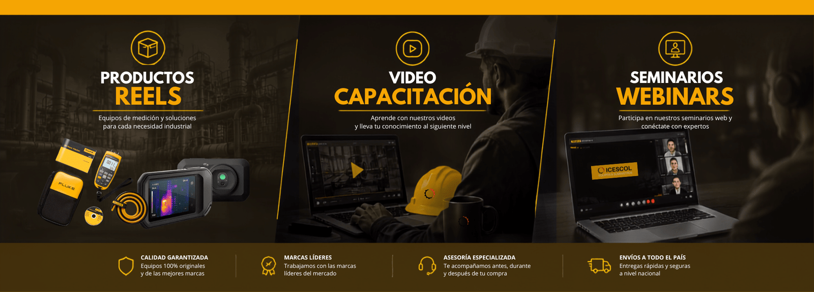 BANNER PRODUCTOS, VIDEOS, SEMINARIOS